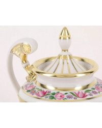 LOMONOSOV IMPERIAL PORCELAIN TEA POT ALEXANDRIA THE MEMORY