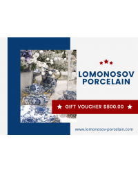 GIFT VOUCHER $800.00 LOMONOSOV IMPERIAL PORCLELAIN FACTORY