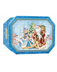 BLACK TEA IN METAL GIFT BOX FATHER FROST AND SNOWMAIDEN 75 GR 2.6 OZ