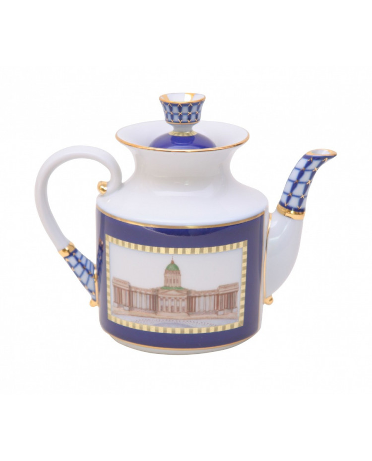 Brewing Teapot Imperial Lomonosov Porcelain Tea Pot Made St Petersburg Russia 