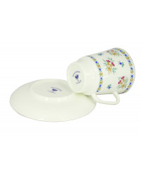 LOMONOSOV IMPERIAL BONE CHINA PORCELAIN ESPRESSO CUP MAY BLUE BELLS 165 ml 5.6 fl.oz