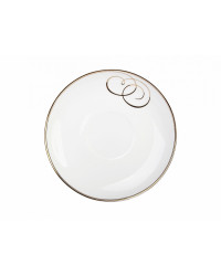 LOMONOSOV IMPERIAL BONE CHINA PORCELAIN TEA CUP DOME GOLDEN CURLS 300 ml/10.1 fl.oz