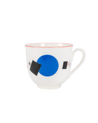 LOMONOSOV IMPERIAL BONE CHINA PORCELAIN ESPRESSO CUP SUPREMATISM SUETIN 180 ml 6.1 fl.oz