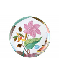 LOMONOSOV IMPERIAL PORCELAIN DECORATIVE WALL PLATE BLOOMING CITY 275 mm 10.8"