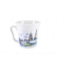LOMONOSOV IMPERIAL PORCELAIN COFFEE LATTE HOT CHOCOLATE MUG MOSCOW MONASTERY 360 ml/12.2 fl.oz