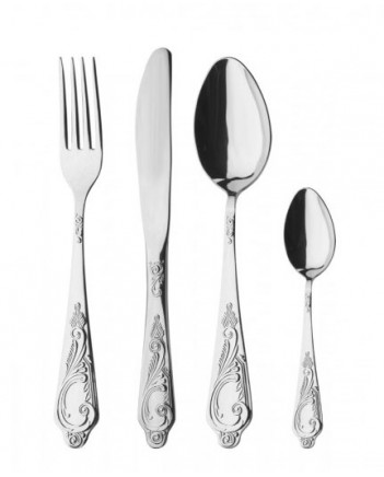 FLATWARE STAINLESS STEEL CUTLERY SET OF 24 GOVERNOR