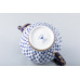 Cobalt Net Teapot, Tulip Shape Cobalt Net Teapot, Tulip Shape