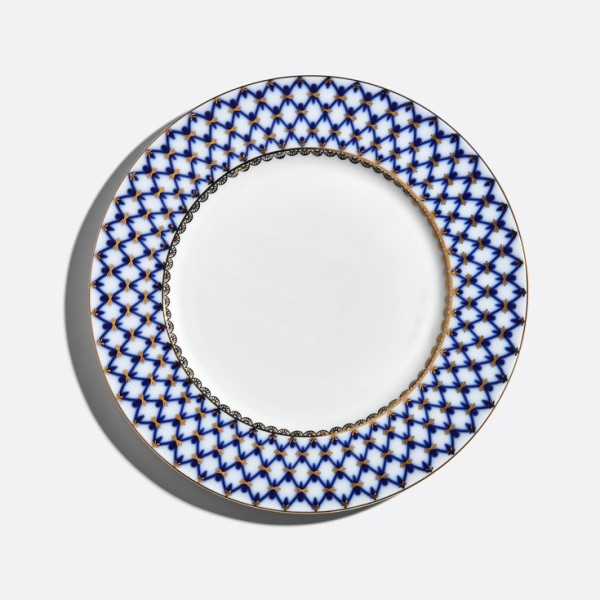 Cobalt Net Plate, European Shape, 210 mm
