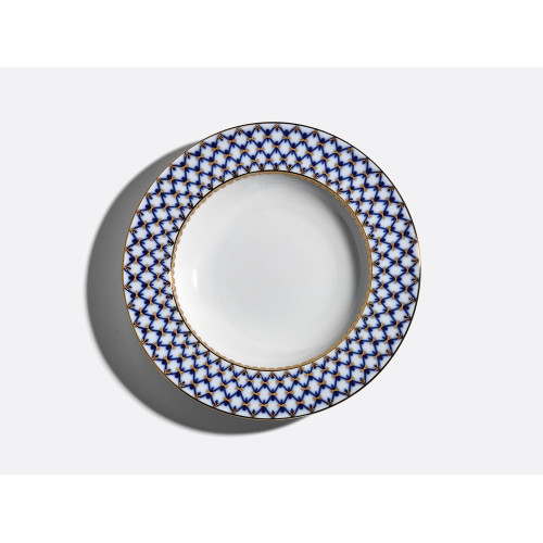 Cobalt Net Deep Plate, European Shape, 220 mm