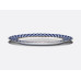 Cobalt Net Oval Dish, European Shape, 230 mm