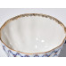 Cobalt Net Tea Cup and Saucer, Tulip Shape