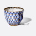 Cobalt Net Coffee Cup and Saucer, Tulip Shape