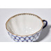 Cobalt Net Tea Set, Tulip Shape, for 6, 14 pieces