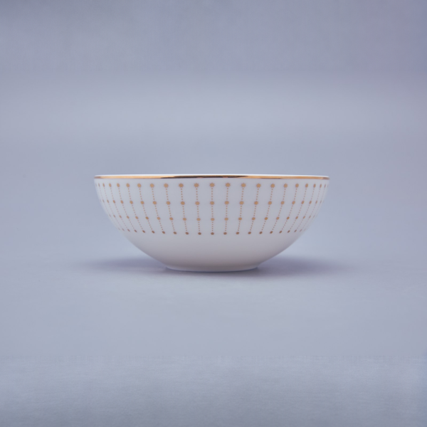 Azur Gold Deep Plate, Eastern Shape, 150 mm