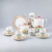 Moscow River Metallic Coffee Set 2, Heraldic Shape, for 6, 20 pieces