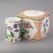 Violet Cut Mug, Solo Shape, 400 ml, Gift Set