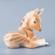 Lying Zebra Foal Figurine