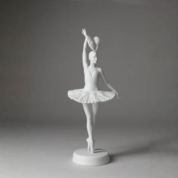Maya Plisetskaya Figurine, White Biscuit