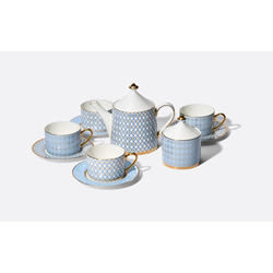 Azur Tea Set, Idyll Shape, for 4, 10 pieces