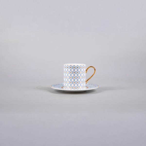 Azur 1 Coffee Cup and Saucer, Idyll Shape