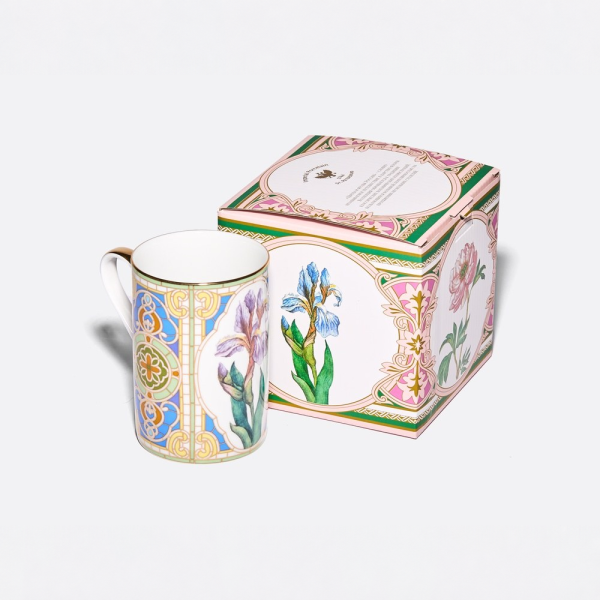 Delicate Iris Mug, Solo Shape, 400 ml, Gift Set
