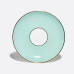 Tiger Iris Cup and Saucer, Spring-2 Shape, Turquoise, Gift Set