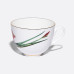 Tiger Iris Cup and Saucer, Spring-2 Shape, Turquoise, Gift Set