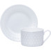 Pearl Net Cup and Saucer, Idyll Shape, 250 ml