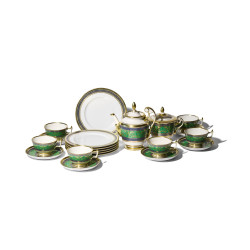 Golden-2 Tea Set, Alexandria Shape, for 6, 20 pieces, 52%