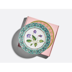 Violet Cut Decorative Plate, European-3 Shape, 270 mm, Gift Set