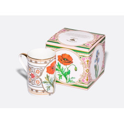 Oriental Poppy Mug, Solo Shape, 400 ml, Gift Set
