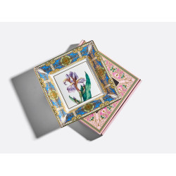 Delicate Iris Trinket Box, Square Shape, Gift Set
