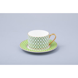 Lime 1 Cup and Saucer, Idyll Shape, 250 ml