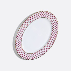 Net Blues 2 Oval Dish, European Shape, 380 mm