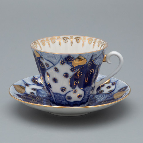 Russian Domes 1 Tea Cup and Saucer, Radial Shape