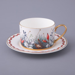 Calenda Cup and Saucer, Idyll Shape, 250 ml