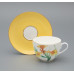 Forest Light Cup and Saucer, Spring-2 Shape, Yellow, Gift Set