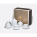 Pearl Net Tea Set, Idyll Shape, for 4, 10 pieces, Gift Set