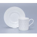 Pearl Net Coffee Cup and Saucer, Idyll Shape