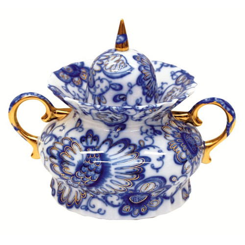 Singing Garden Sugar Bowl, Marquee Shape