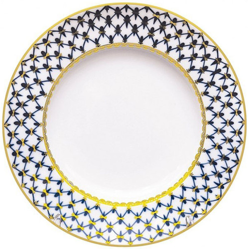 Cobalt Net Plate, Smooth Shape, 270 mm