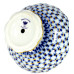 Cobalt Net Candy Dish, Tulip Shape