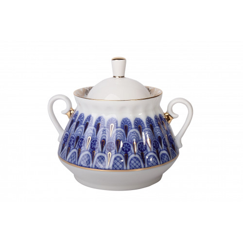 Forget-Me-Not Small Sugar Bowl, Radial Shape