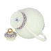 Cobalt Net Teapot, Wave Shape Cobalt Net Teapot, Wave Shape