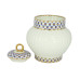 Cobalt Net Sugar Bowl, Wave Shape Cobalt Net Sugar Bowl, Wave Shape