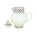 Cobalt Net Creamer, Wave Shape Cobalt Net Creamer, Wave Shape