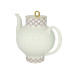 Pink Net Teapot, Wave Shape Pink Net Teapot, Wave Shape