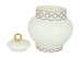 Pink Net Sugar Bowl, Wave Shape — photo 2 of 2