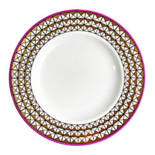 Moscow River Metallic Side Plate, Smooth Shape, 180 mm