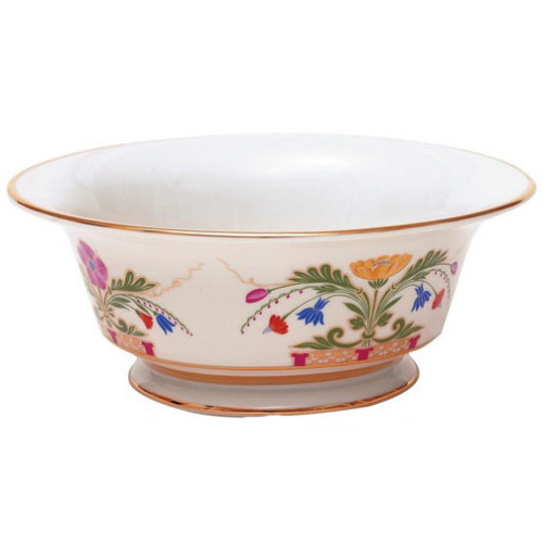 Moscow River Metallic Salad Bowl for 6, Alexandria Shape